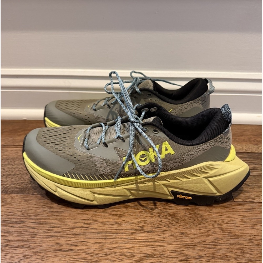 Hoka One One Shoes Mens Size 9.5 D Skyline Float X Athletic Hiking Olive Haze